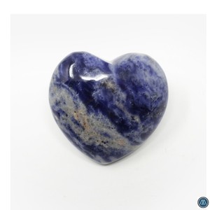 Cristal de alto pulido de piedras preciosas naturales en forma de corazón de sodalita de calidad superior con técnica de tallado regalo/Decoración de meditación - Product Image 6