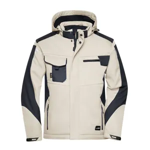 Chaqueta Softshell de Trabajo Personalizada para Artesanos, Equipo de Seguridad y Supervivencia Resistente - Product Image 3
