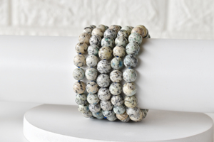 Wholesale Selling Best Quality K2 Jasper 8mm Round <b>Beaded</b> <b>Bracelets</b> Natural Healing Stones for Meditation Jewelry - Product Image 2