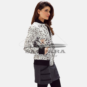 Chaquetas atrevidas para mujer, piel de oveja ligera, manga larga, logotipo personalizado, ropa de calle de moda, ropa transpirable - Product Image 1