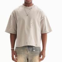T-shirt Homme Vintage Effet Vieilli 100% Coton Uni – Vente en Gros 2026 – Meilleur Fournisseur