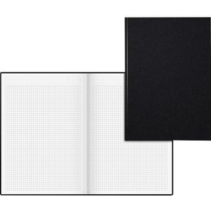 Carnet à carreaux noir DIN A4 Knig & Ebhardt, 96 feuilles - Product Image 1