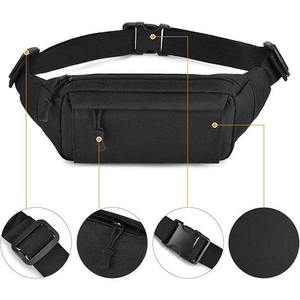 Adjustable Reflective Waterproof Running Belt OEM/ODM Fitness Jogging <b>Waist</b> Pack with Zipper Pockets Reflective <b>Waist</b> Support - Product Image 5