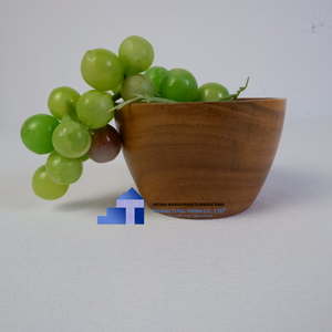 Bols en bois d'acacia de haute qualité les plus vendus Bols de service en bois pour ustensiles de cuisine d'un fabricant du Vietnam - Product Image 4