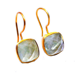 Juego de aretes para mujer, Plata de Ley 925 hecha a mano, para uso diario - Product Image 1