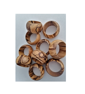 Rond de serviette en bois Nouveau design Articles de décoration d'événement en prix de gros Derniers porte-serviettes design haut de gamme - Product Image 1