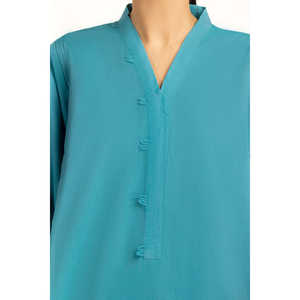 Conjunto Coordinado Floral Teñido en Hilo IPST-55055, Conjunto Casual de Dos Piezas en Crepé, Talla XS/XS, Estilo por Encima de la Rodilla para Verano - Product Image 4