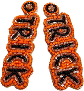 Trick Fashion Boucles d'oreilles pendantes de fête classiques Bijoux de perles de rocaille brodés à la main perlés - Product Image 2