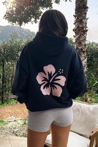 <b>TRENDY</b> Breathable <b>Hoodie</b> for Winter Comfortable Polyester/Cotton Blend Embroidered & Beaded Design Digital Printed - Product Image 3
