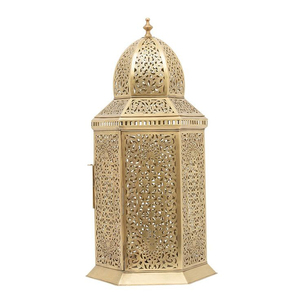 Ramadan & Eid Festival Decorate for Home Decor Latest Unique Design Iron <b>Lantern</b> Gold Finished for Home & Garden Hanging Decor - Product Image 4