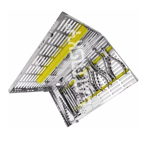 Cassette de esterilización grande, juego de alambre de arco de ortodoncia, base de grado alemán de Instrumentos dentales, instrumentos Premium de alta calidad - Product Image 1