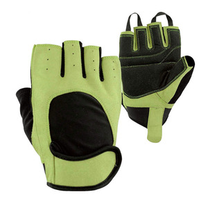 Comfortable Unisex <b>Weight</b> Lifting Gym <b>Gloves</b> Leather Non-Slip Breathable Half Finger Lightweight for Workout Fitness Sports - Product Image 1