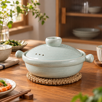 Mini pot en argile Cazuela de Barro Moon White, 22,5 cm 0,6 L, individuel, ramequin, tapas, fait main, cuisine