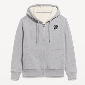 Casual Winter Wear For Everyday Comfort Sherpa Lined Hoodie Soft Warm Interior Comfortable Fit Durable Stylish Outfit - Product Image 1