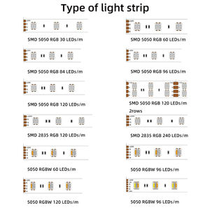 Économie d'énergie Smd 5050 Rgb Rgbw <span class=keywords><strong>Led</strong></span> Strip Light 60Leds/M App Télécommande 12V 24V 10Mm <span class=keywords><strong>pour</strong></span> salle de jeux, théâtre, rétro-éclairage <span class=keywords><strong>Tv</strong></span> - Product Image 5
