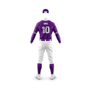 Uniforme de Béisbol Cómodo para Equipos, Alta Calidad, MOQ Bajo, Transpirable, 100% Poliéster, Servicio OEM y ODM - Product Image 4