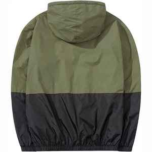 Manteau matelassé pour hommes avec broderie et fermeture à glissière sur le devant 100% vêtements d'extérieur en nylon grande taille pour la marche à la mode - Product Image 6