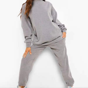 Conjuntos Deportivos Casuales de Invierno para Mujer, Ecológicos, Transpirables, 100% Algodón, Ropa Deportiva Activa - Product Image 1