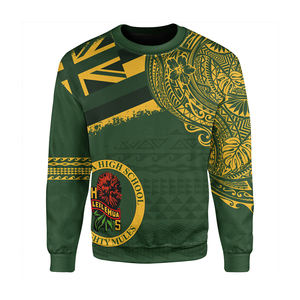 เสื้อสเวตเตอร์ฮาวายแขนยาวสำหรับผู้ชายเสื้อสเวตเตอร์ฮาวายออกแบบได้ตามต้องการฤดูใบไม้ร่วง - Product Image 1