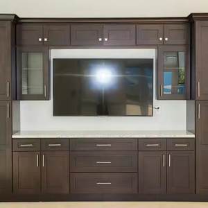 Prix d'usine Portes d'armoires de cuisine Portes d'armoires et façades de tiroirs de haute qualité Armoires de cuisine shaker en MDF personnalisées - Product Image 5