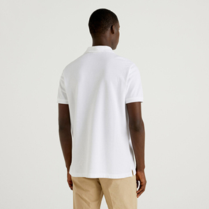 OEM Custom Logo Two Tone Spandex/Cotton Staff Uniform <b>White</b> for <b>Shirts</b> for Men Solid Canvas Quick Dry High Quality <b>Shirts</b> - Product Image 4