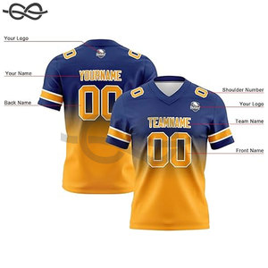 Bande personnalisée par sublimation Tenues de football rétro Uniformes vêtements de sport Entraînement d'équipe Chemises de football de style de rue Maillot de football - Product Image 5