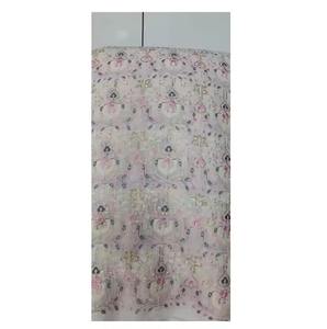 Tissu de base pour broderie de créateur très demandé, parfait pour les superpositions élégantes, les foulards et les chemisiers, disponible à la vente - Product Image 2