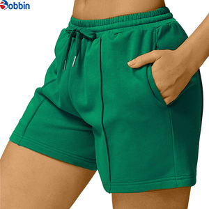 Shorts de yoga décontractés pour femmes, style nouveau, respirants, à séchage rapide, en coton, taille mi-haute, pour l'été, la salle de sport, l'entraînement, avec poche - Product Image 5