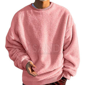 Sudadera Sherpa de talla grande para hombre superventas, alta calidad, 100% algodón, nuevo diseño, patrón sólido, estilo informal de invierno - Product Image 1