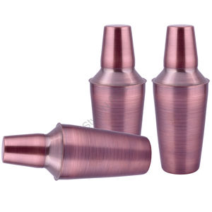 Juego de coctelera de acero inoxidable de cobre antiguo 500 ml/700 ml - Product Image 4