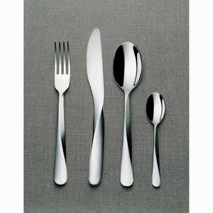 Ensemble de 4 couverts en acier inoxydable plaqué couleur argent Passe au lave-vaisselle Qualité standard 2 poignées de couleur - Product Image 1