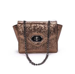 Borsa a Tracolla da Sera in Stile Busta Metallizzata per Donne, con Materiale PU, Tracolla a Catena e Chiusura Magnetica - Product Image 5