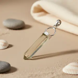"<b>Clear</b> <b>Quartz</b> Crystal Pendant <b>Necklace</b> for Women's Healing Jewelry" - Product Image 2