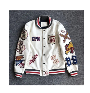 Veste pour homme, veste universitaire, vestes des Bulls, Chicago, veste universitaire disco des années 70 pour homme, métallique, bouton, fermeture éclair, bomber de baseball - Product Image 1