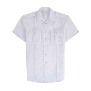 Uniforme de garde de sécurité à séchage rapide personnalisable en coton 100% avec manches courtes pour le printemps et l'été - Product Image 6