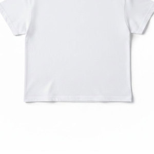 Camiseta de Algodón 100% Tejida y Transpirable para Niños, Manga Corta, Cuello Redondo, Ecológica, Informal, para el Día a Día, Juegos y Uniformes Escolares - Product Image 6