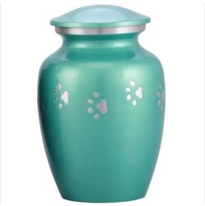 Urna de cremación de metal de latón para suministros funerarios para adultos Urnas de cenizas urnas para mascotas para ahorrar memoria con tapa - Product Image 1