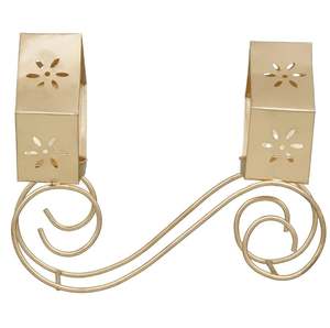 เชิงเทียนเหล็กทรงรถเข็นสำหรับตกแต่งบ้านและสำนักงาน งานแต่งงาน งานเลี้ยง จำนวนมาก - Product Image 3