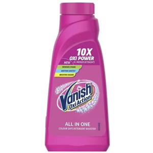 Polvo Quitamanchas Antibacterial Portátil Desechable con Aroma a Limón Vanish Oxi Action, 1L y 500g, Venta al por Mayor - Product Image 1
