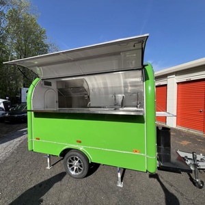 Remorque alimentaire mobile à essieu unique, remorque de restauration entièrement équipée, remorque de concession pour café et snacks - Product Image 1