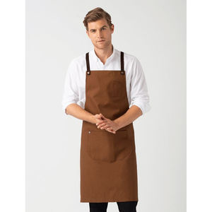 Delantal de cocina de cintura de algodón de alta calidad premium, personalizable con el logotipo de su marca, diseño sin mangas - Product Image 3