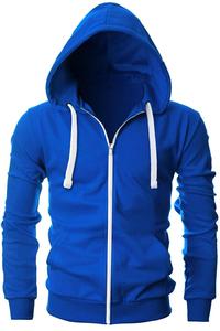 Sudaderas con capucha con cremallera de algodón 100% para hombre, jersey de peso pesado, ropa de calle, sudaderas con capucha Unisex, sudaderas con capucha bordadas personalizadas al por mayor - Product Image 5