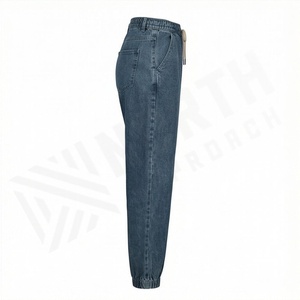 Pantalon technique délavé pour femme, décontracté, couleur personnalisée, taille basse, pantalon de survêtement, jambe large, ample, cordon plat, bas d'hiver - Product Image 3