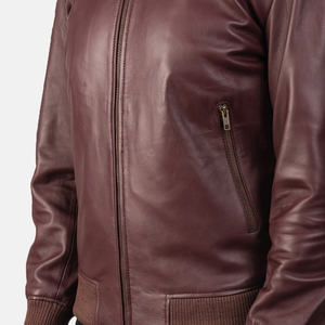 Venta al por mayor de alta calidad de peso ligero mejor diseño 2025 hombres chaqueta de cuero a la venta ahora - Product Image 6