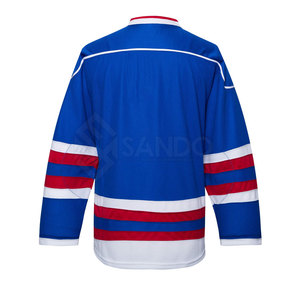 Jersey de Hockey sobre Hielo Transpirable Personalizado de Alta Calidad, 100% Poliéster, Último Diseño, Ropa Deportiva al por Mayor - Product Image 2