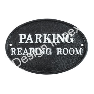 Oval Shape Apricot Beach Sign Black Coated <b>Metal</b> Custom Wall Sign Decorative General <b>Signs</b> in Affordable Prices - Product Image 5