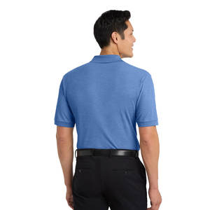 Camisa Polo de Seda sin Costuras Personalizada OEM para Hombre, Estilo Casual y de Negocios - Product Image 2