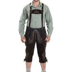 Venta al por Mayor de Trajes Bávaros Alemanes para Hombre, Incluye Pantalones Cortos Lederhosen de Estilo Urbano - Product Image 4