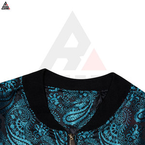 Custom Made <b>Canvas</b> Front Logo Windproof Bomber Winter <b>Jacket</b> for <b>Men</b> Wholesale Price Sublimation Printing - Product Image 5
