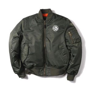 Vestes pour hommes de grande taille vestes de bombardier de vol surdimensionnées personnalisées réversibles unisexes en nylon imperméable de haute qualité - Product Image 6